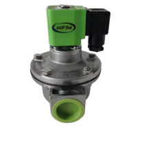 DMF-Z-25 Right-angle  pulse valve Aluminum alloy material 1inch IP65with green coil 24V used to control the number of filter bag